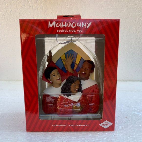 Mahogany Hallmark African American This Little Light of Mine Ornament with Sound - Picture 5 of 9
